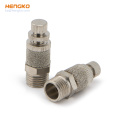 Hengko Air fritté pneumatique bronze en acier inoxydable Bouton Saigneur Silencieux de silencieux 1/8 &#39;&#39; NPT